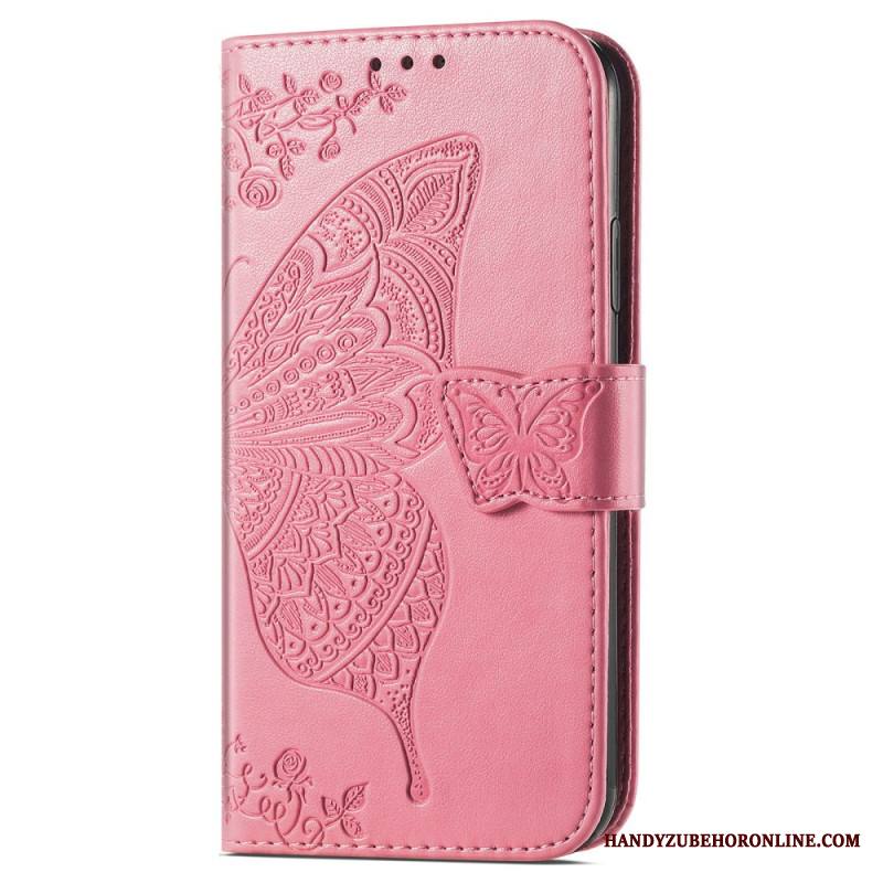 Nahkakotelo Xiaomi Redmi Note 14 Pro Plus 5g Barokkiperhonen