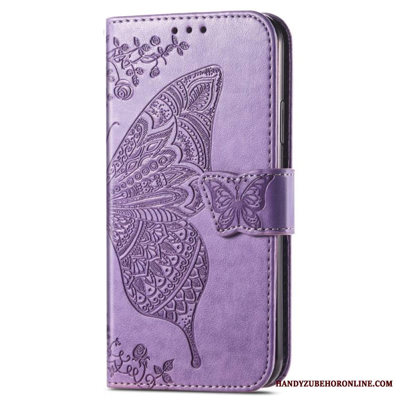 Nahkakotelo Xiaomi Redmi Note 14 Pro Plus 5g Barokkiperhonen