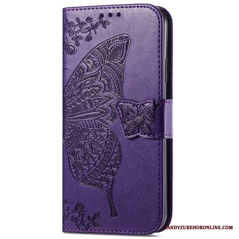 Nahkakotelo Xiaomi Redmi Note 14 Pro Plus 5g Barokkiperhonen