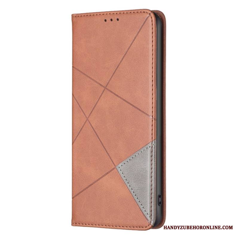 Nahkakotelo Xiaomi Redmi Note 14 Pro Plus 5g Geometrinen