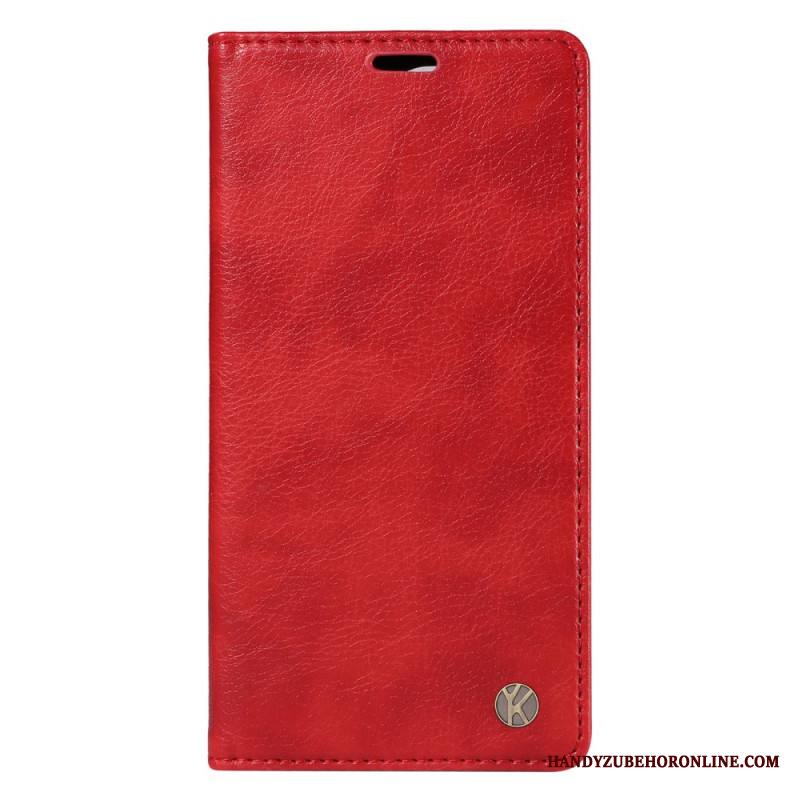 Nahkakotelo Xiaomi Redmi Note 14 Pro Plus 5g Vintage Ykatu Suojakuori