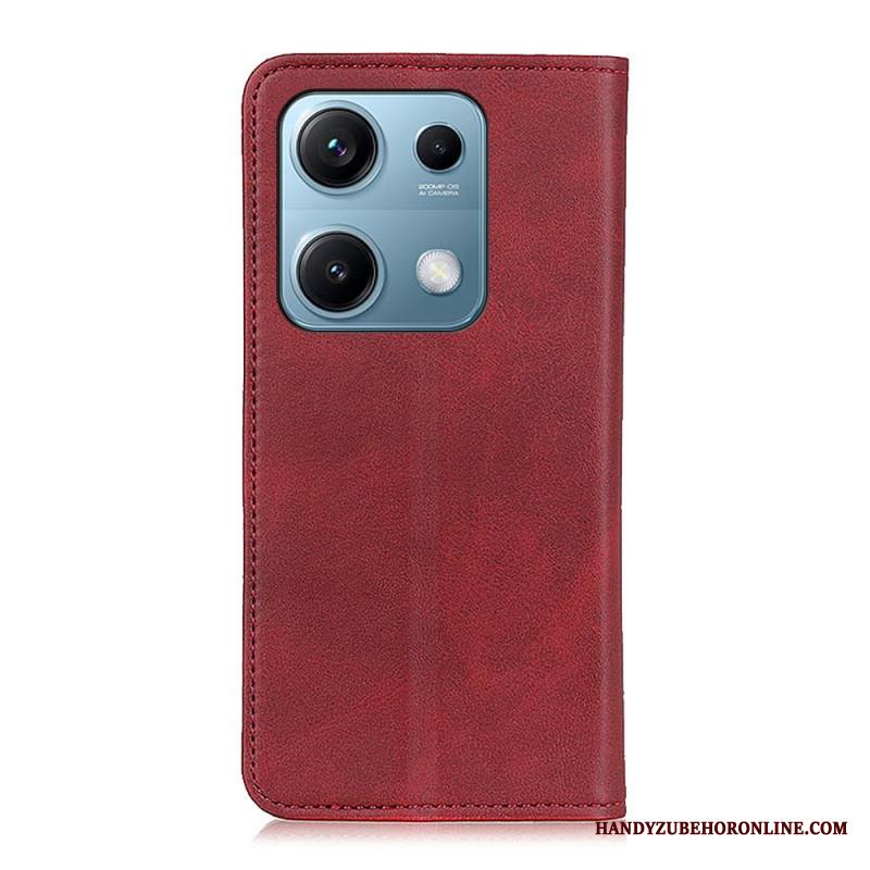 Nahkakotelo Xiaomi Redmi Note 14s Haljasnahka