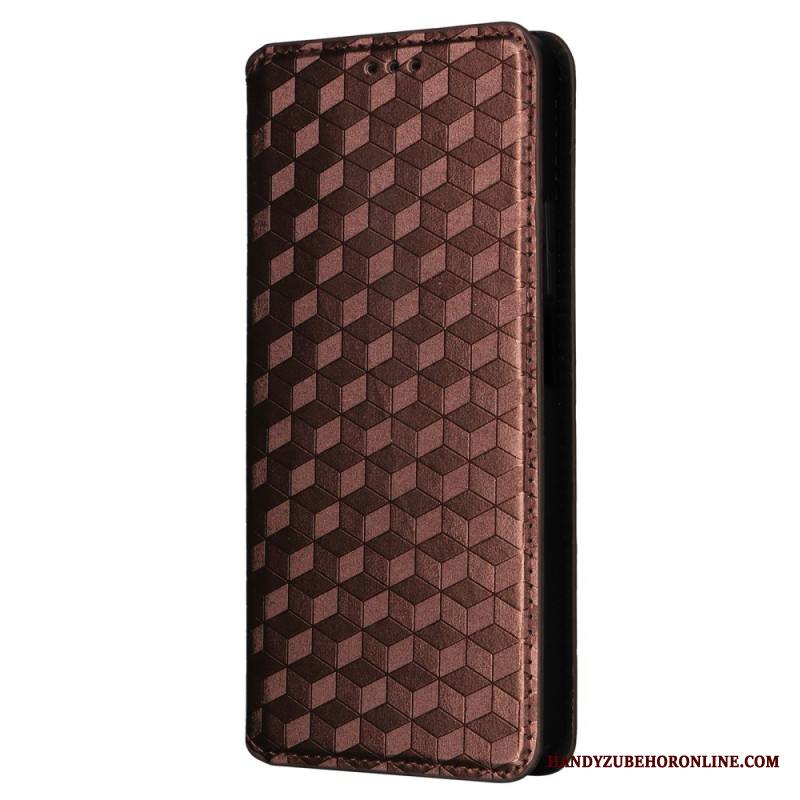 Nahkakotelo Xiaomi Redmi Note 14s Puhelinkuoret Timanttikuvio