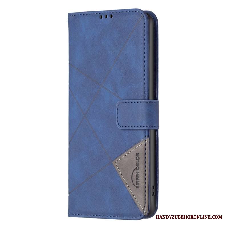 Nahkakotelo Xiaomi Redmi Note 15 5g Binfen Color Geometrinen