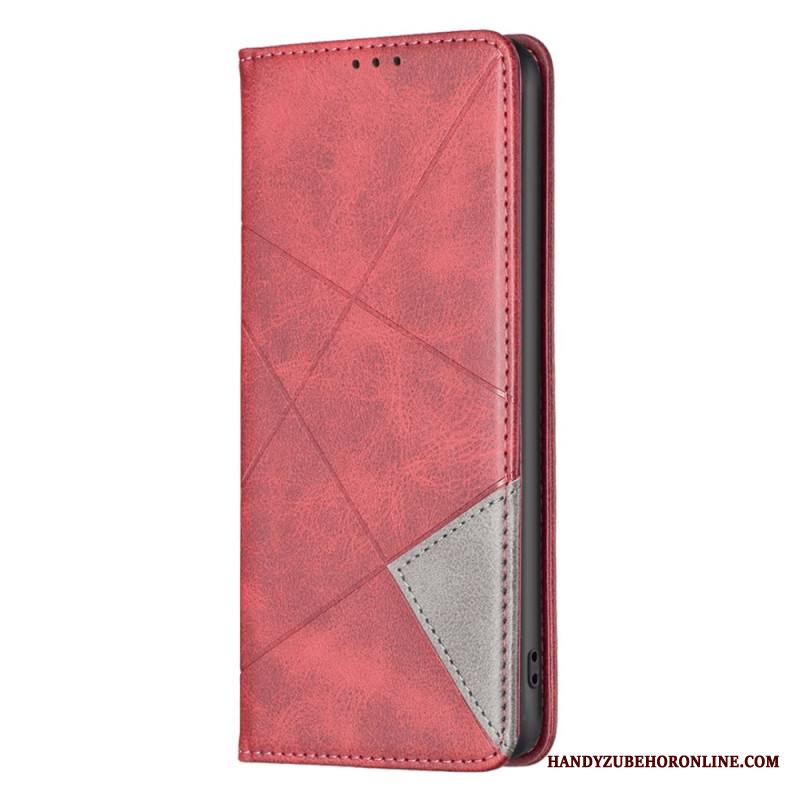 Nahkakotelo Xiaomi Redmi Note 15 5g Geometrinen Kuvio Suojakuori