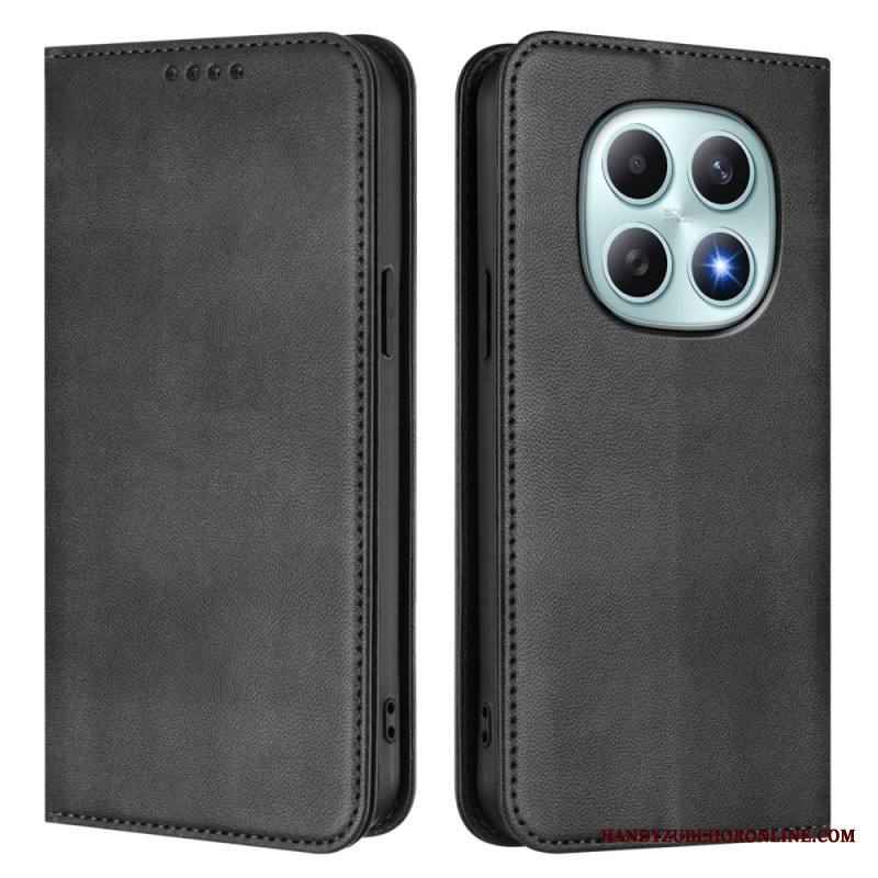 Nahkakotelo Xiaomi Redmi Note 15 5g Retro Rfid-suojauksella