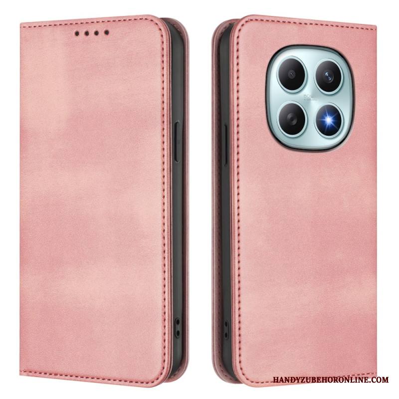 Nahkakotelo Xiaomi Redmi Note 15 5g Retro Rfid-suojauksella