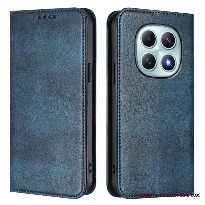 Nahkakotelo Xiaomi Redmi Note 15 5g Retro Rfid-suojauksella