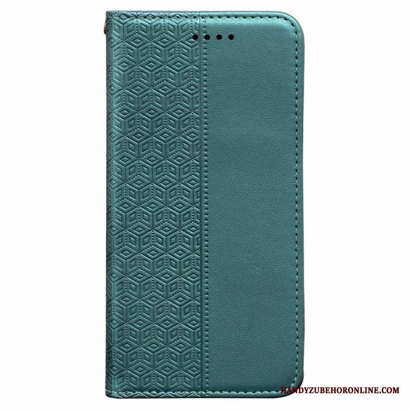 Nahkakotelo Xiaomi Redmi Note 15 Pro Plus 5g Läppäkansi Hihnareunuksella