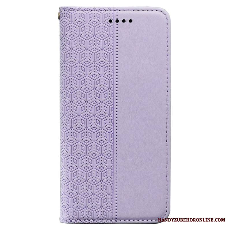 Nahkakotelo Xiaomi Redmi Note 15 Pro Plus 5g Läppäkansi Hihnareunuksella