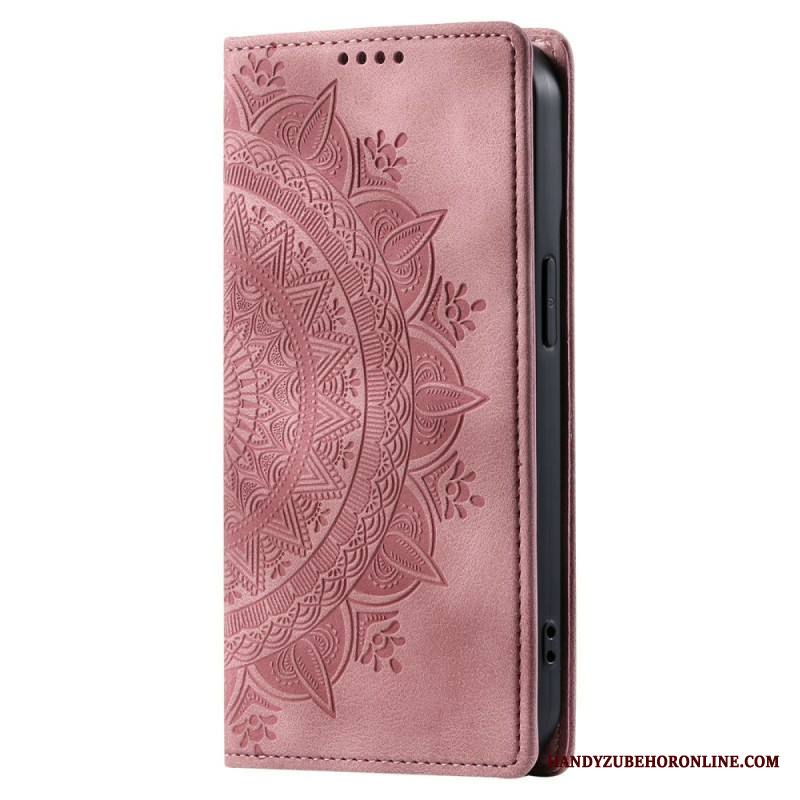 Nahkakotelo Xiaomi Redmi Note 15 Pro Plus 5g Mandala-mokkanahkakuvio