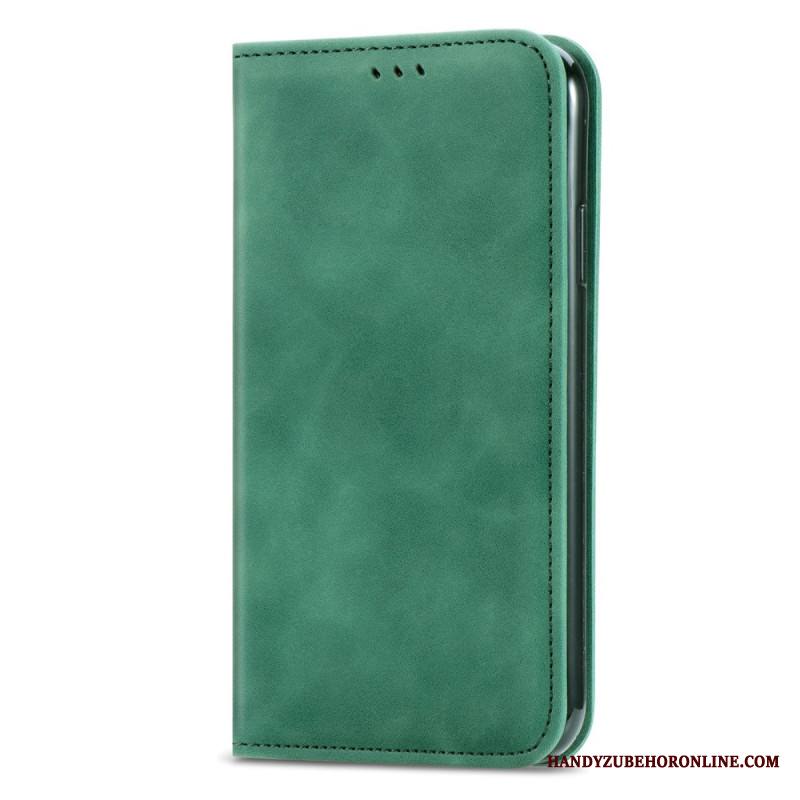 Nahkakotelo Xiaomi Redmi Note 15 Pro Plus 5g Mokkanahkaefekti Suojakuori