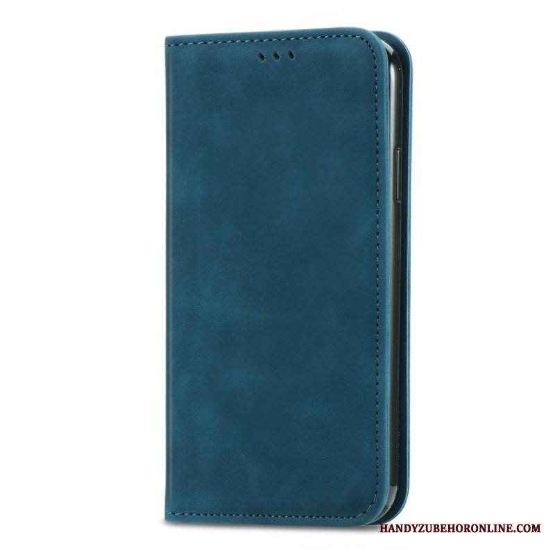 Nahkakotelo Xiaomi Redmi Note 15 Pro Plus 5g Mokkanahkaefekti Suojakuori