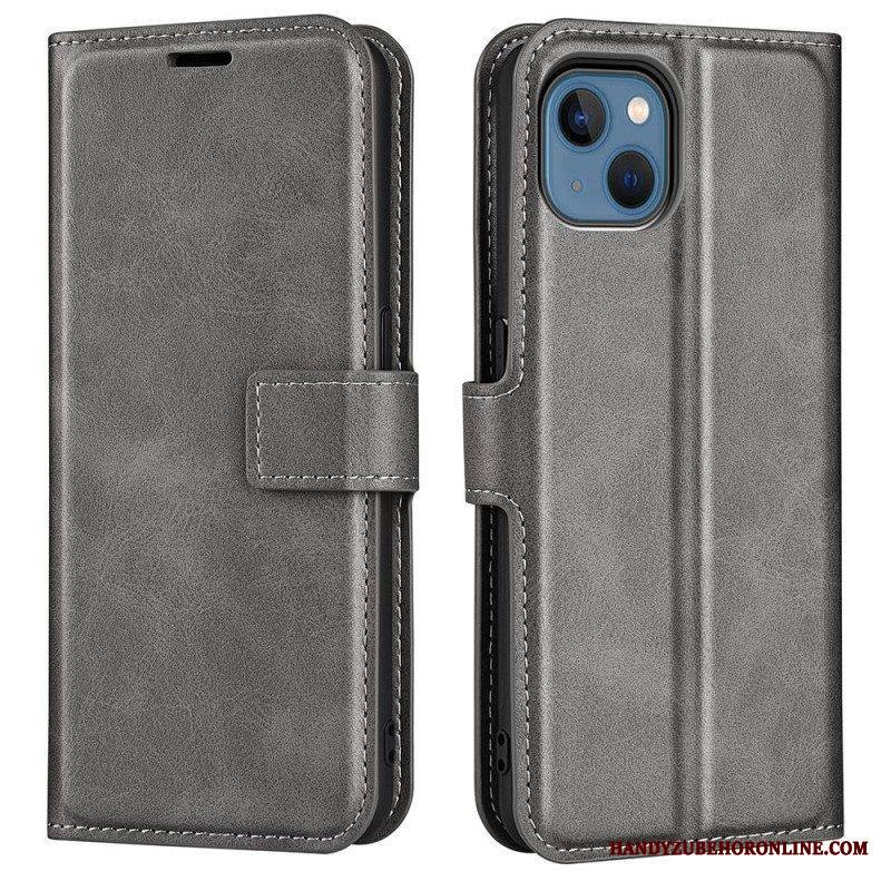 Nahkakotelo iPhone 14 Plus Ohut Extreme Leather -efekti