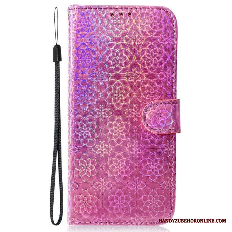 Nahkakotelo iPhone 14 Pro Disco-tyylinen