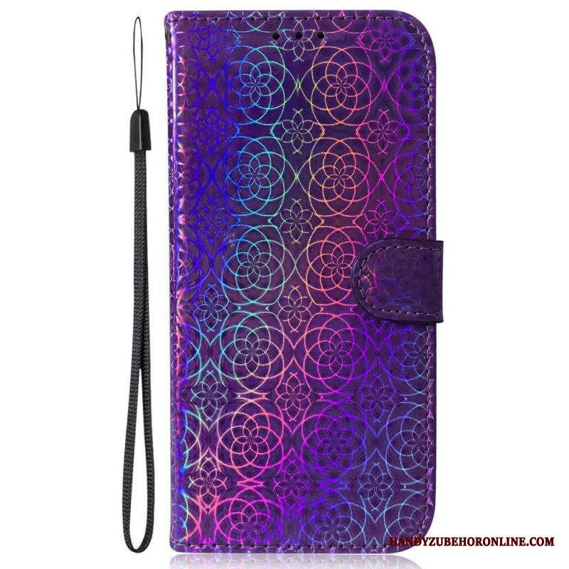 Nahkakotelo iPhone 14 Pro Disco-tyylinen