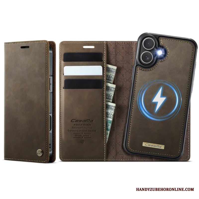 Nahkakotelo iPhone 17 Magsafe-yhteensopiva Irrotettava Kotelo Ja Rfid-suoja