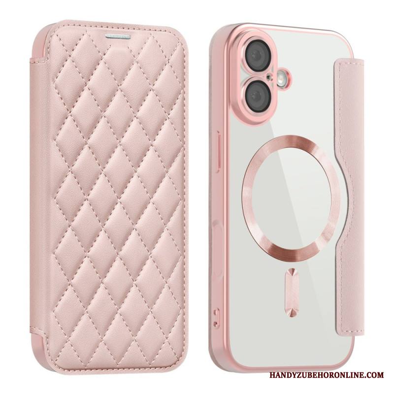 Nahkakotelo iPhone 17 Magsafe-yhteensopiva Tikattu