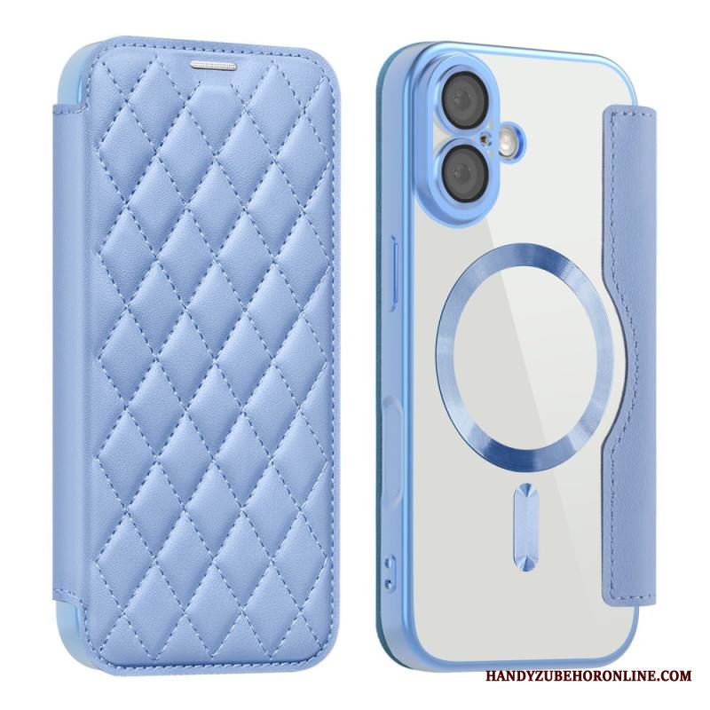 Nahkakotelo iPhone 17 Magsafe-yhteensopiva Tikattu