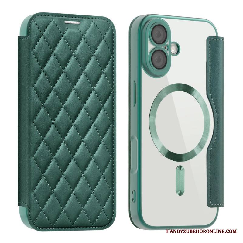 Nahkakotelo iPhone 17 Magsafe-yhteensopiva Tikattu