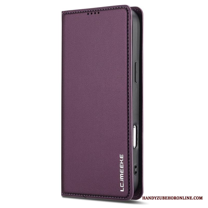 Nahkakotelo iPhone 17 Pro Klassinen Lc.imeeke Suojakuori