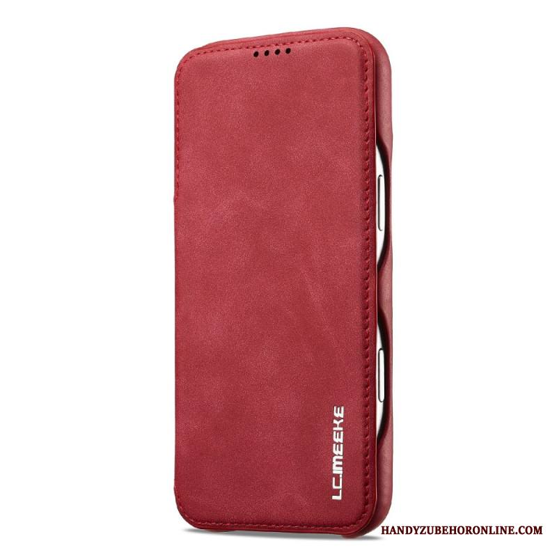 Nahkakotelo iPhone 17 Pro Max Lc.imeeke Mokkanahkakuvioinen Suojakuori Suojakuori