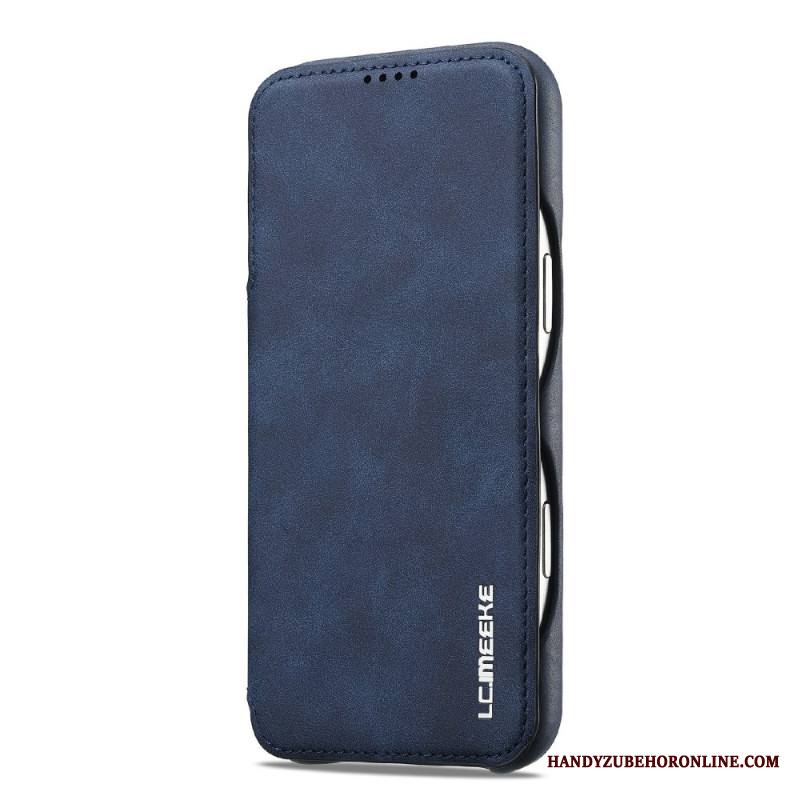 Nahkakotelo iPhone 17 Pro Max Lc.imeeke Mokkanahkakuvioinen Suojakuori Suojakuori