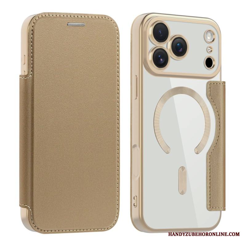 Nahkakotelo iPhone 17 Pro Max Magsafe-yhteensopiva Rfid-eston Kanssa Suojakuori