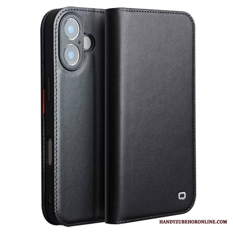 Nahkakotelo iPhone 17 Qialino Nahka Suojakuori