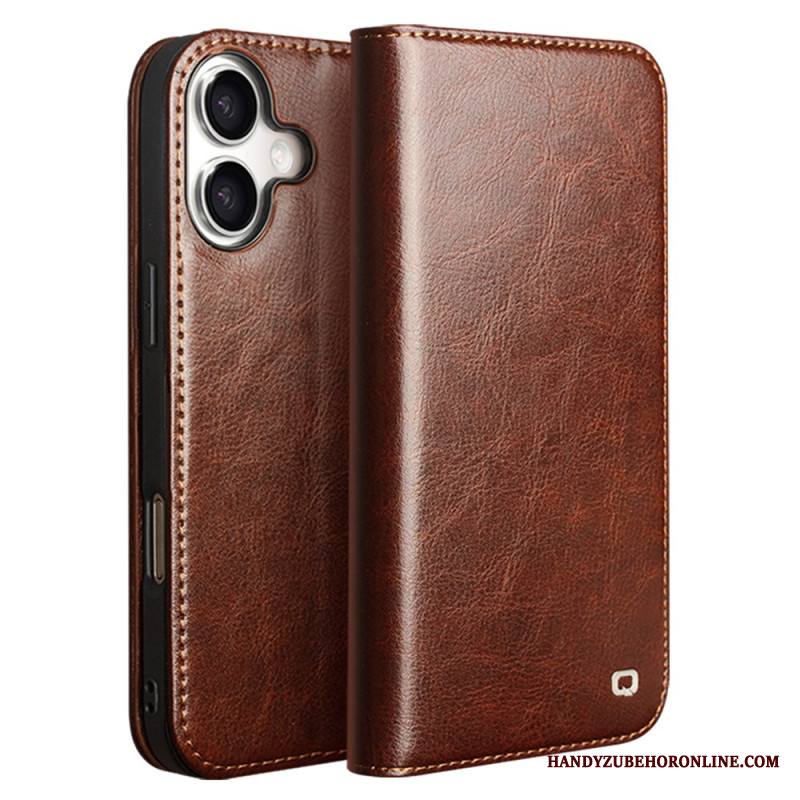 Nahkakotelo iPhone 17 Qialino Nahkalompakko