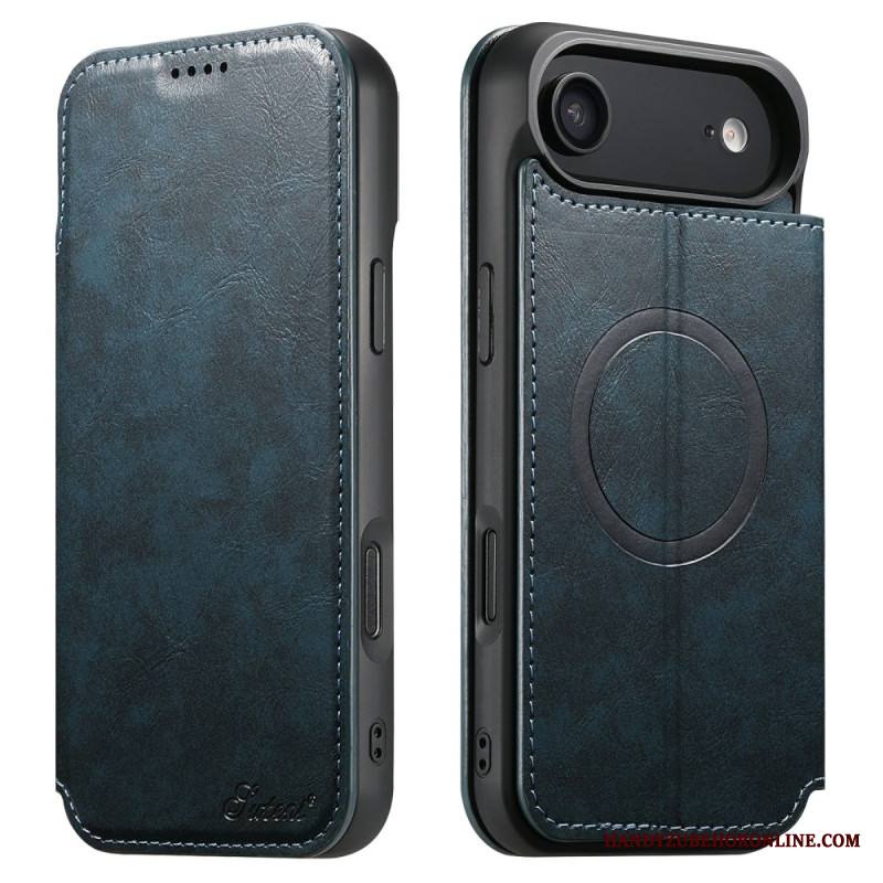 Nahkakotelo iPhone Air Magsafe-yhteensopiva Vintage-tyyliin Suojakuori