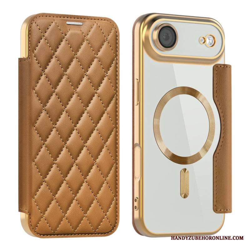 Nahkakotelo iPhone Air Puhelinkuoret Magsafe-yhteensopiva Tikattu