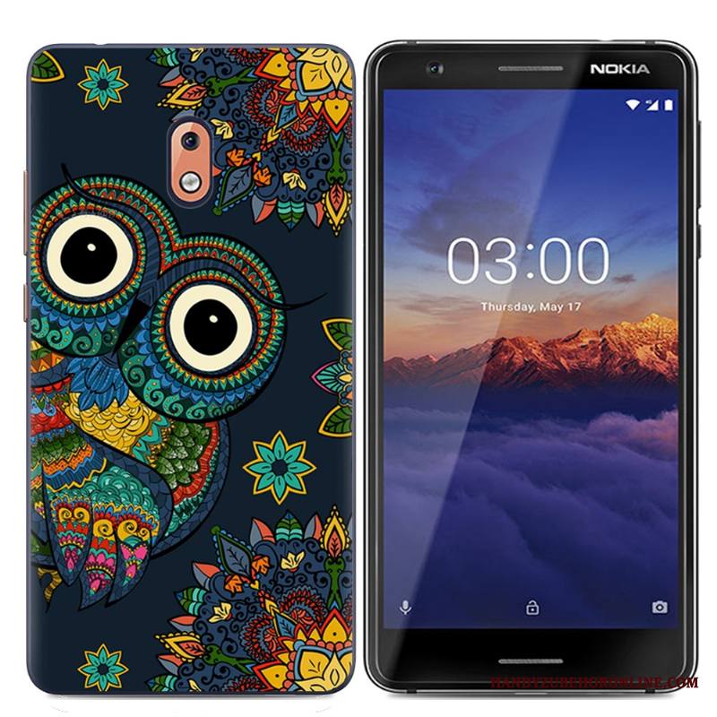 Nokia 2.1 Kuori Suojaus Sarjakuva Yksinkertainen Pehmeä Neste Puhelimen Ihana Jauhe
