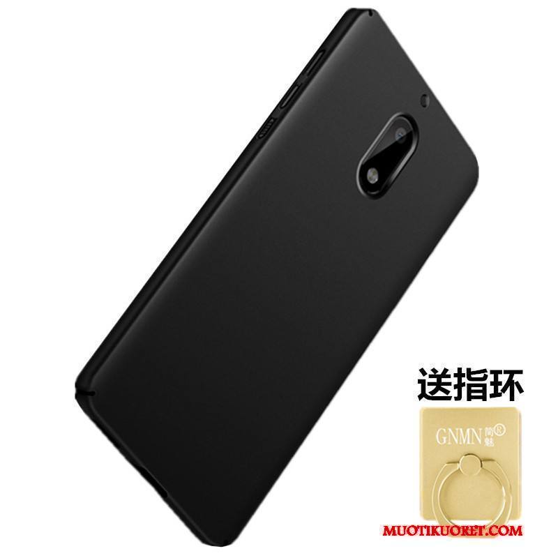 Nokia 6 Kulta Suojaus Puhelimen Pesty Suede Kuori Kova Puhelimen Kuoret