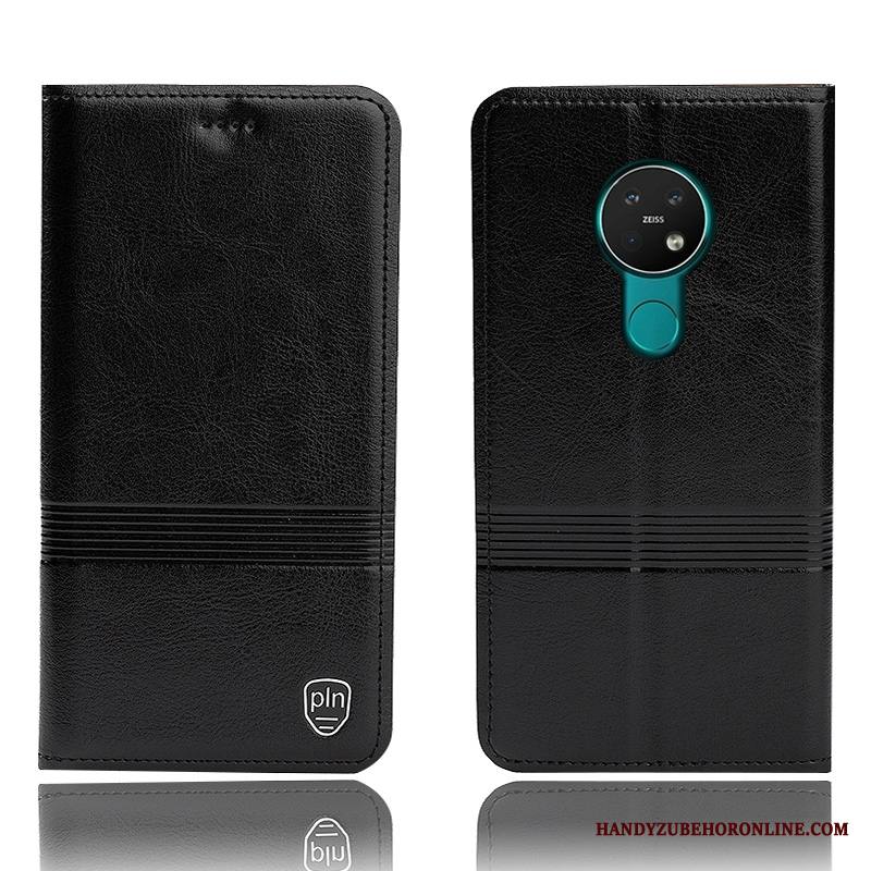 Nokia 7.2 Kuori Kotelo Puhelimen Kuoret Murtumaton All Inclusive Punainen Suojaus Nahkakotelo