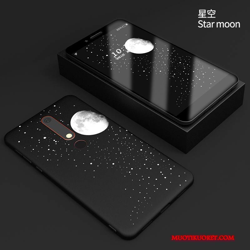 Nokia 7 Kuori Suojaus Puhelimen Kuoret Pehmeä Neste Musta Murtumaton Kotelo Silikoni
