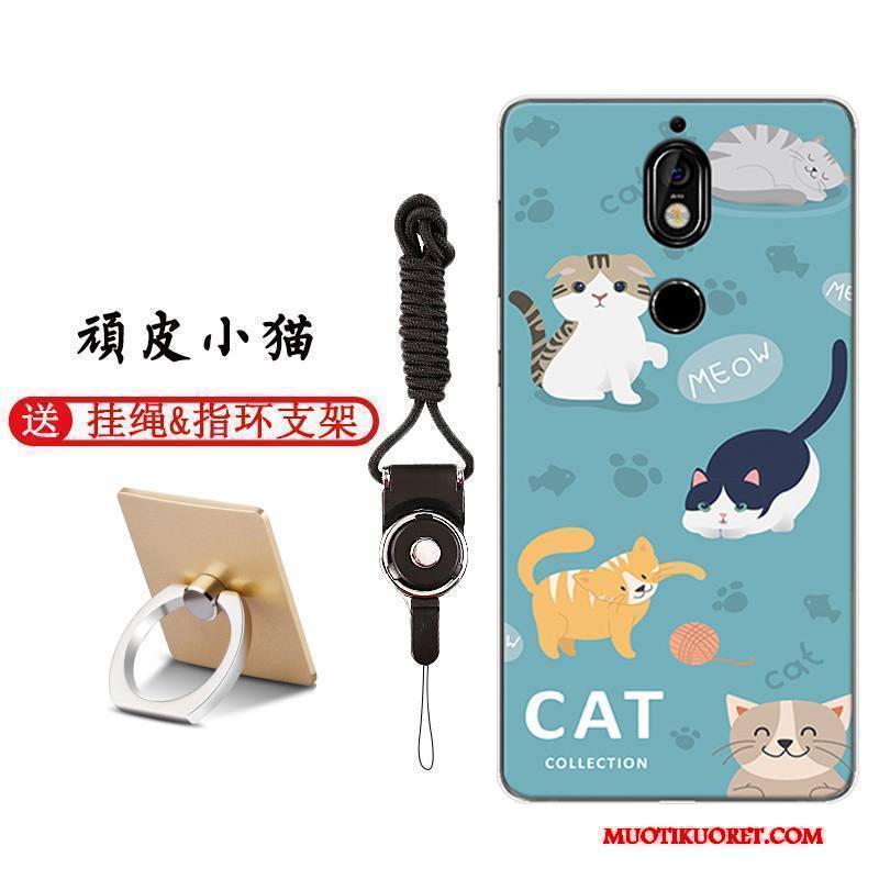 Nokia 7 Murtumaton Pehmeä Neste Suojaus Kotelo Kuori Sarjakuva All Inclusive