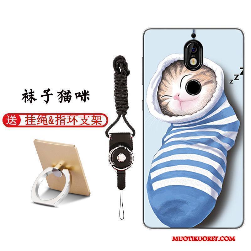 Nokia 7 Murtumaton Pehmeä Neste Suojaus Kotelo Kuori Sarjakuva All Inclusive