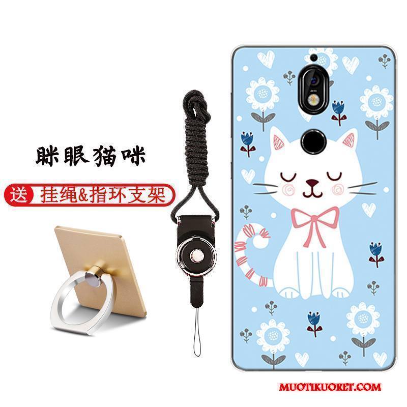 Nokia 7 Murtumaton Pehmeä Neste Suojaus Kotelo Kuori Sarjakuva All Inclusive