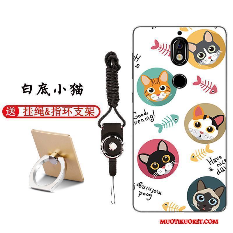 Nokia 7 Murtumaton Pehmeä Neste Suojaus Kotelo Kuori Sarjakuva All Inclusive