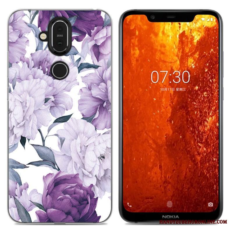 Nokia 8.1 Kuori Jauhe Murtumaton Yksinkertainen Puhelimen Kuoret Kotelo Pehmeä Neste Sarjakuva
