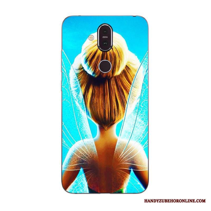 Nokia 8.1 Kuori Sarjakuva Puhelimen Uusi Murtumaton Kotelo Suojaus Vihreä