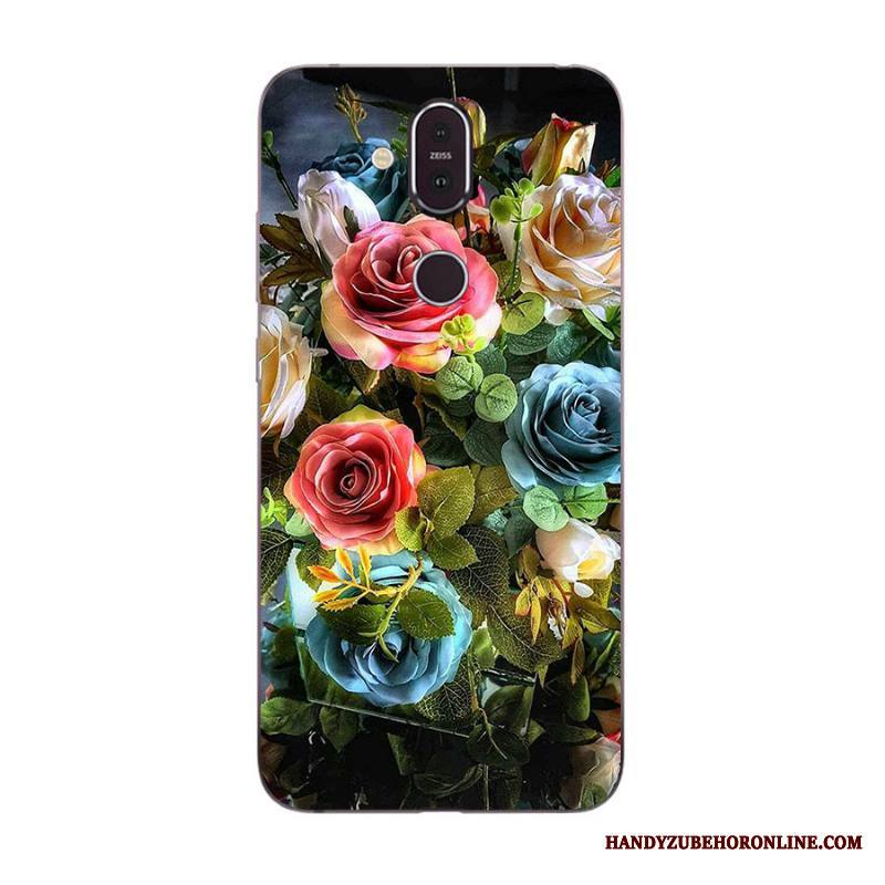 Nokia 8.1 Kuori Sarjakuva Puhelimen Uusi Murtumaton Kotelo Suojaus Vihreä