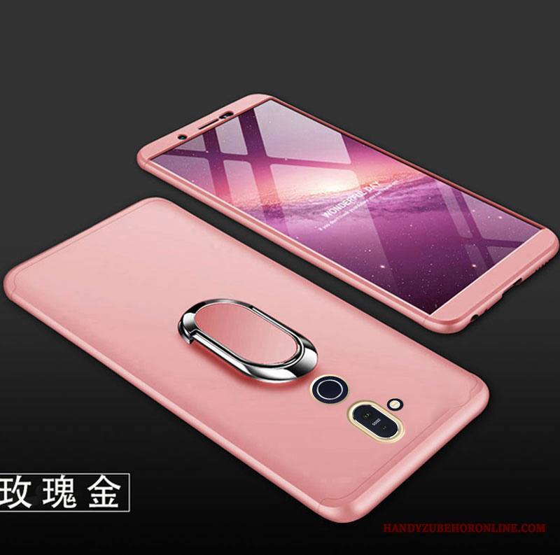 Nokia 8.1 Ohut Pesty Suede Kuori Kova All Inclusive Ultra Trendi