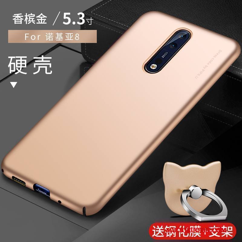 Nokia 8 Kuori Ultra Puhelimen Kuoret Ohut Suojaus Kova Kotelo Pesty Suede