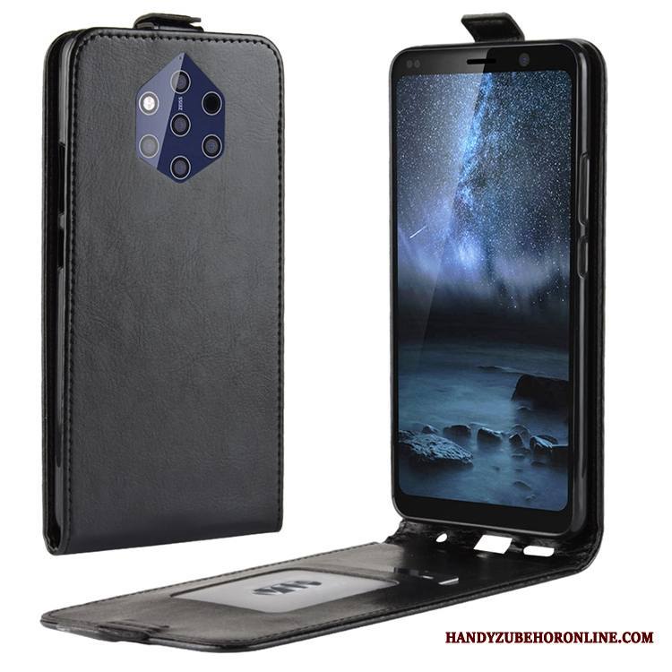 Nokia 9 Pureview Kuori Kortti Nahkakotelo Puhelimen Kuoret