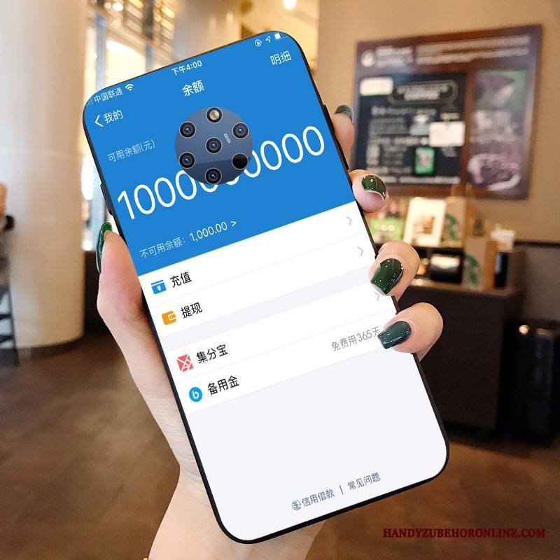 Nokia 9 Pureview Kuori Punainen Pehmeä Neste Puhelimen Pesty Suede