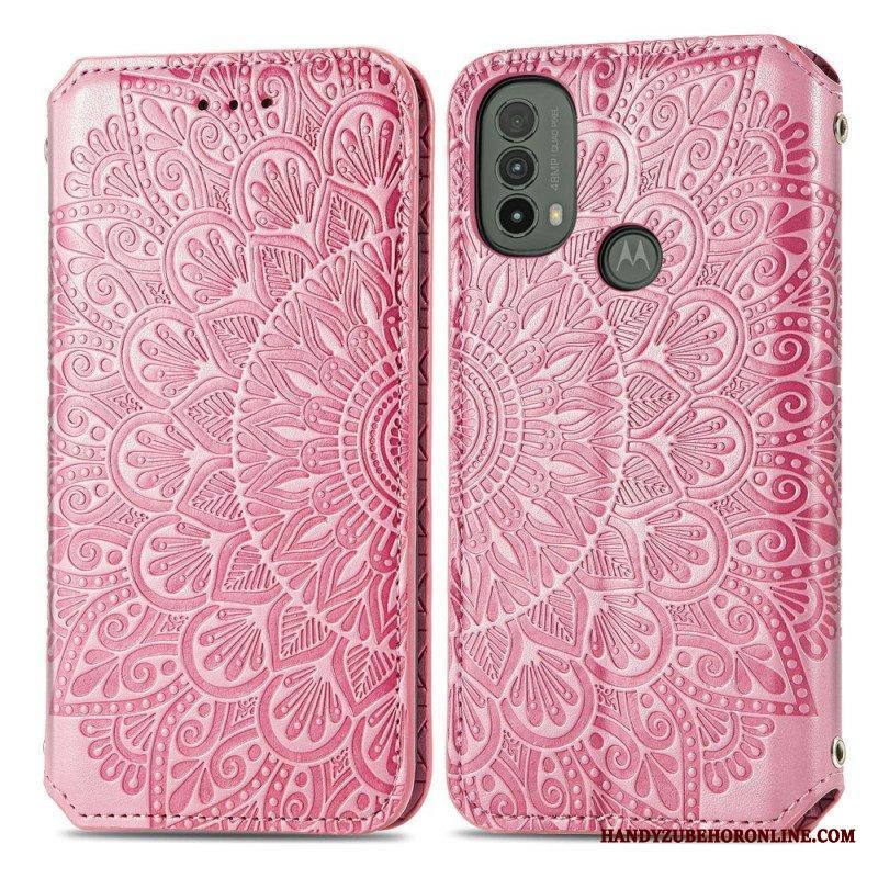 Puhelinkuoret Moto E40 / E30 / E20 Kotelot Flip Mandala