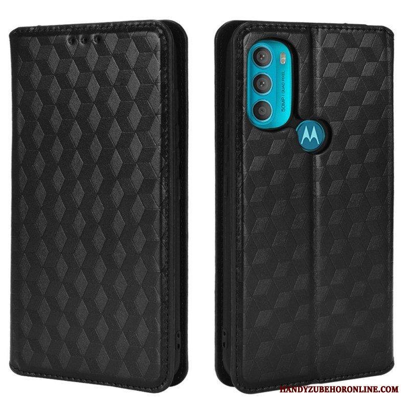 Puhelinkuoret Moto G71 5G Kotelot Flip Timanttinahkaefekti