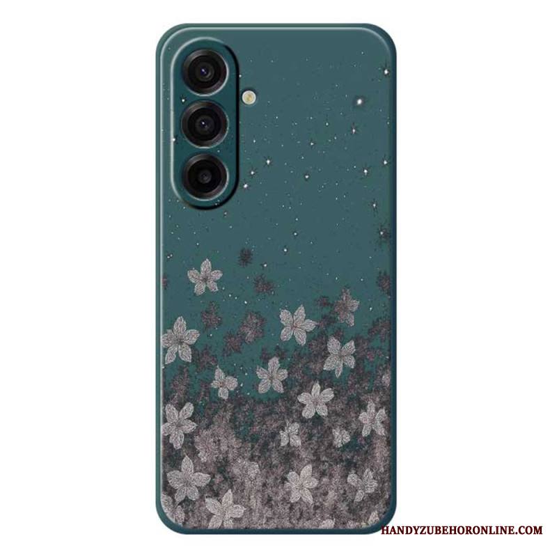 Puhelinkuoret Samsung Galaxy A17 4g / 5g Harmaa Kukkakuvio